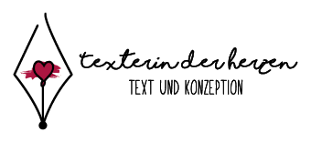 Logo Texterin der Herzen